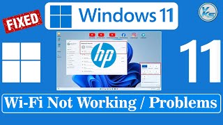 ✅ How To Fix HP WiFi Not Working On Windows 11 [upl. by Ahsilahk]