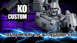 Transformers MP36 Megatron KO Omówienie figurki KOCustom [upl. by Aynotahs]