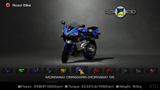 Tourist Trophy Bikes List HD PS2 Gameplay Part 2 [upl. by Oiled]