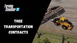 Tree Transportation Contracts  Farming Simulator 22 XBOX [upl. by Laney]