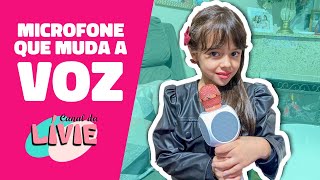 MICROFONE QUE MUDA A VOZ [upl. by Adnylg]