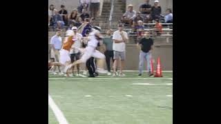 🏈Hudson Ratcliff 25 scoots for big gain  Vandegrift Vipers [upl. by Eirallih]