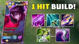 BEST 1 HIT BUILD FOR JUNGLE DYRROTH 2024 UNLI ONESHOT💀 [upl. by Airbma]