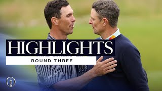 FULL ROUND HIGHLIGHTS  Round Three  The 152nd Open [upl. by Tnelc]