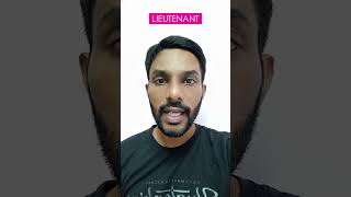 How to Pronounce Lieutenant ⚡️Lieutenant Pronunciation trending shorts pronunciation [upl. by Maurene]