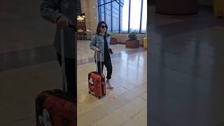 Hiba Bukhari and Sheheryar Munawar spotted together at Karachi Airport  Lollywood WorlD  Pak Celeb [upl. by Aneet]