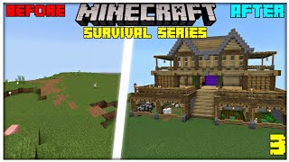 I MADE A HOUSE IN MINECRAFT BUT 😱  PART3 youtubevideo minecraft [upl. by Milan535]