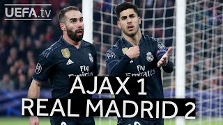 AJAX 12 REAL MADRID UCL HIGHLIGHTS [upl. by Pollak]