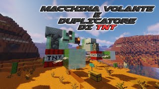 MACCHINA VOLTANTE E DUPLICATORE DI TNT  Minecraft tutorial  1163 [upl. by Aziul660]