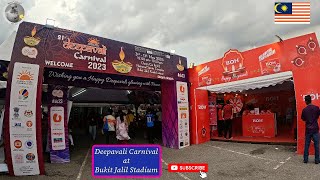 Deepavali Carnival 🇲🇾 2023  Walk through at the Bukit Jalil National Stadium Kuala Lumpur [upl. by Davine326]