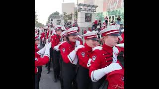 NC State Marching Band  Trumpets amp Saxes having fun before Football Game 10122024 [upl. by Nauhs488]