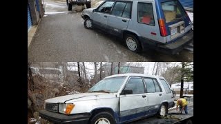 Toyota Tercel 4WD Restoration  Day One Arrival [upl. by Narag844]