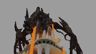 Minecraft  World of Warcrafts Deathwing amp Wyrmrest Temple  HD Cinematic  Download by Eternal Dawn [upl. by Enitsirhk]