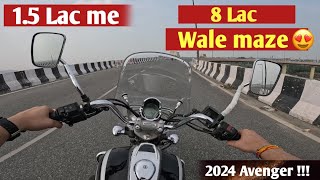 Bajaj Avenger 220 Cruiser 2024 First Ride Review 😍  Explore n More [upl. by Jaycee]