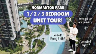 1 Bedroom  2 Bedroom  3 Bedroom Unit Tour at Normanton Park Condo  LoukProp Singapore [upl. by Akinwahs]