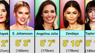 The REAL Height Of Hollywoods Biggest Female Stars Revealed [upl. by Westbrooke]