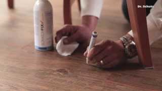 Scratch removal kit Scartchfix for LVT floors incl pen and spray [upl. by Yendic]