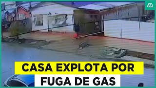 Cámara registró el momento de la explosión Emergencia por fuga de gas [upl. by Zola396]