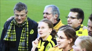 BVB  Wolfsburg Leuchte auf mein Stern Borussia Dortmund mit Nobby Dickel [upl. by Kcinom]