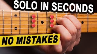 Pentatonic Box Shape Checklist Solo in Seconds  NO Mistakes [upl. by Randolph]