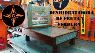 DESHIDRATADORA de fruta y verdura  COMO HACER PASO A PASO [upl. by Farl]