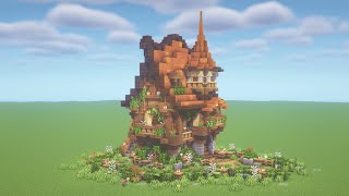 Minecraft  How to Build a Fantasy House Tutorial [upl. by Gratia232]