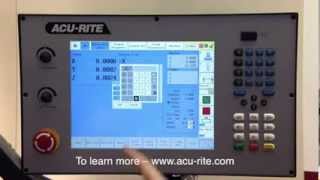 ACU RITE 3500i DEMO 2 Programming Overview [upl. by Colton147]