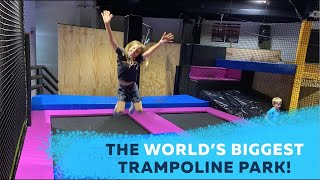 Episode 121 The Worlds Biggest Trampoline Park [upl. by Marienthal]