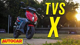 TVS X review  Is the electric scooter worth the price  First Ride  Autocar India [upl. by Elisabeth]