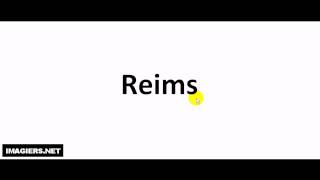 How to pronounce in French  Reims [upl. by Ocire]