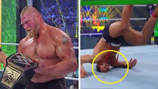 Worst Chamber MatchHuge BotchBrock Lesnar Wins WWE ChampionshipWWE Elimination Chamber 2022 [upl. by Freeland]