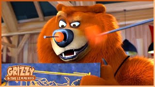 Grizzy Academy  Grizzy amp the lemmings Clip  🐻🐹 Cartoon for Kids [upl. by Anoj]