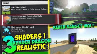 3 SHADER MCPE 120 TERBAIK SAAT INI   Shaders for mcpe 120  mcpe shaders 120  shaders [upl. by Yrtneg]