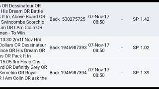 Dutching Multiple amp Single Results 71117 [upl. by Hairu]