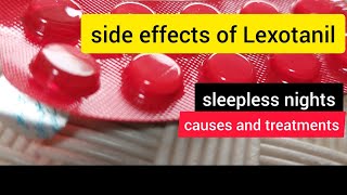 LEXOTANIL side effects shorts  sleepless nights  UrduHindi Dr Huma Kashif Shaikhain [upl. by Saidnac]