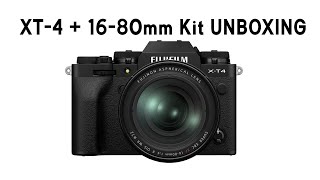 UNBOXING Fujifilm XT4  XF 1680mm f4 R OIS WR Lens Kit [upl. by Luigi377]