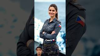 Smiles Naval Officer from Different Countries army military lady womenwarriors ship shorts [upl. by Elakram]