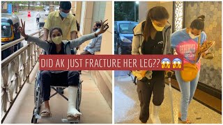 DID AK JUST FRACTURE HER LEG [upl. by Krm151]