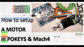 Bigtip Pokeys57CNC amp Mach4 Schrittmotoren Servos Treiber anschließen [upl. by Radcliffe]