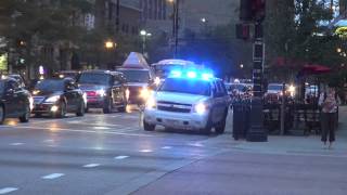 Chicago Police Tahoe Responds Using Bikelane [upl. by Mitman501]