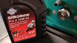 SILKOLENE PRO 4 XP 10W50 BRASS FRICTION TEST [upl. by Nodyarb12]