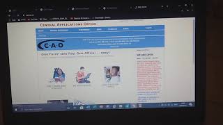 How to check your application of Central Applications Office  CAO status [upl. by Yeloc101]