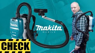 Makita Akku Staubsauger Rucksack Test [upl. by Digirb887]