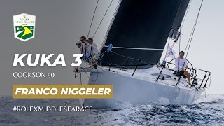 Rolex Middle Sea Race 2024  COOKSON 50 Kuka 3  Franco Niggeler [upl. by Silvers]