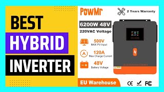 PowMr 62KW Hybrid Solar Inverter On Grid Pure Sine Wave Inverter [upl. by Omari]