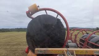 KELTEC BALE CHASER 10 AND A CASE IH MAXXUM 125 [upl. by Goebel227]