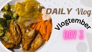 Vlogtember 3  normal day with what I ate [upl. by Yasu]