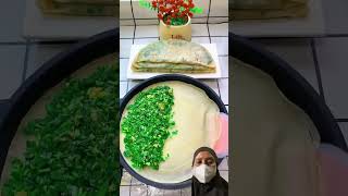 creps sayur food cooking streetfood crepe shorts [upl. by Assirual]