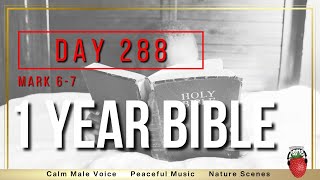 Day 288  Mark Chapters 67  NIV  One Year Bible [upl. by Deth]