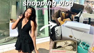 SHOPPING VLOG 🛍️ huge clothing haul fall essentials buying a new wardrobe  fit inspo [upl. by Hannan]